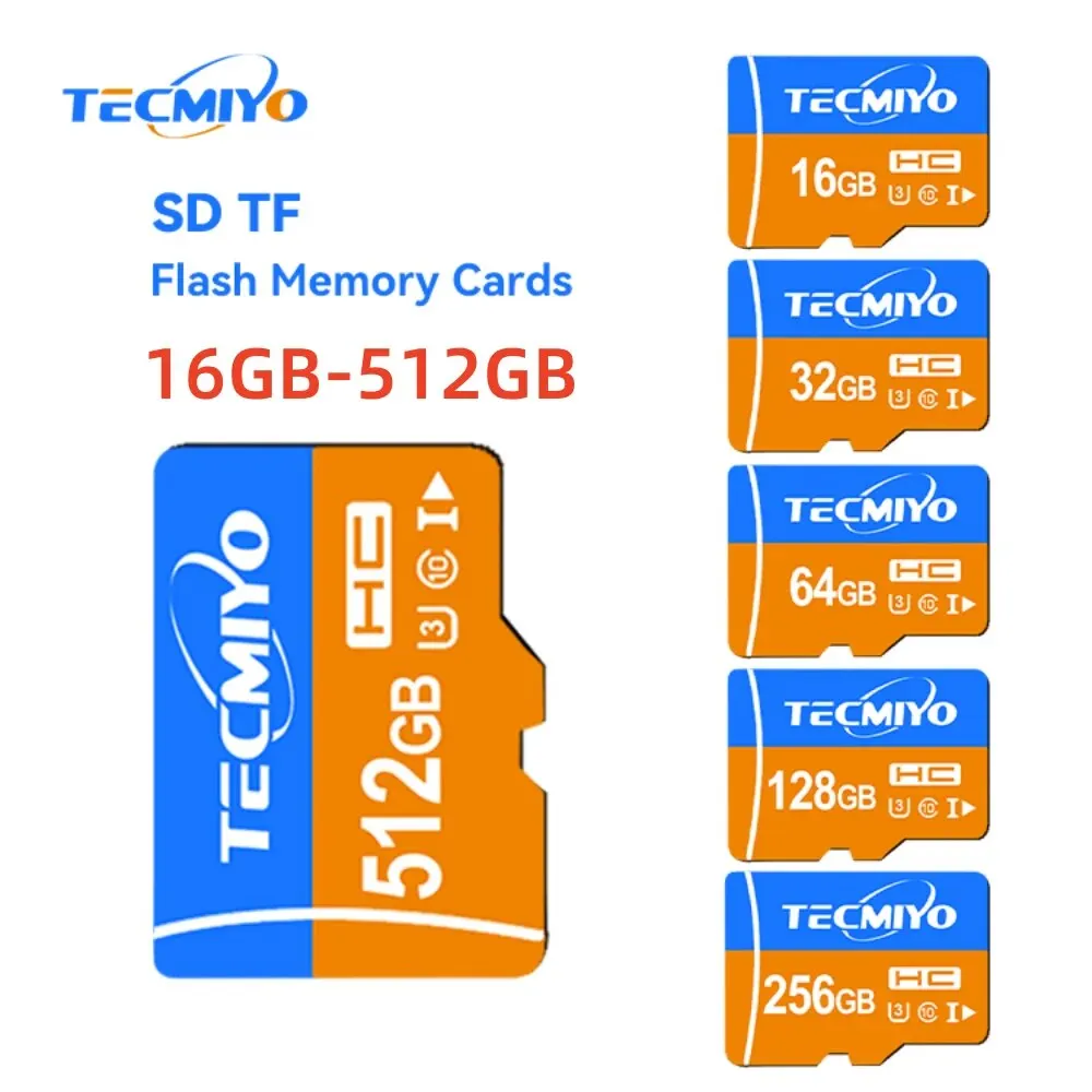 TECMIYO Sd Tf ÷ ޸ ī, ޴ ī޶  ġ, 16GB, 32GB, 64GB, 128GB, 256GB, 512GB, 1TB